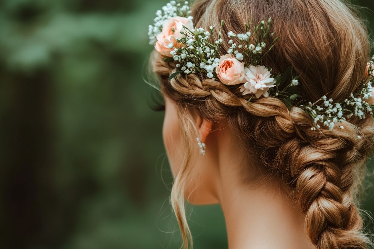 Tresses et coiffures tressées : l'art du détail pour un mariage réussi